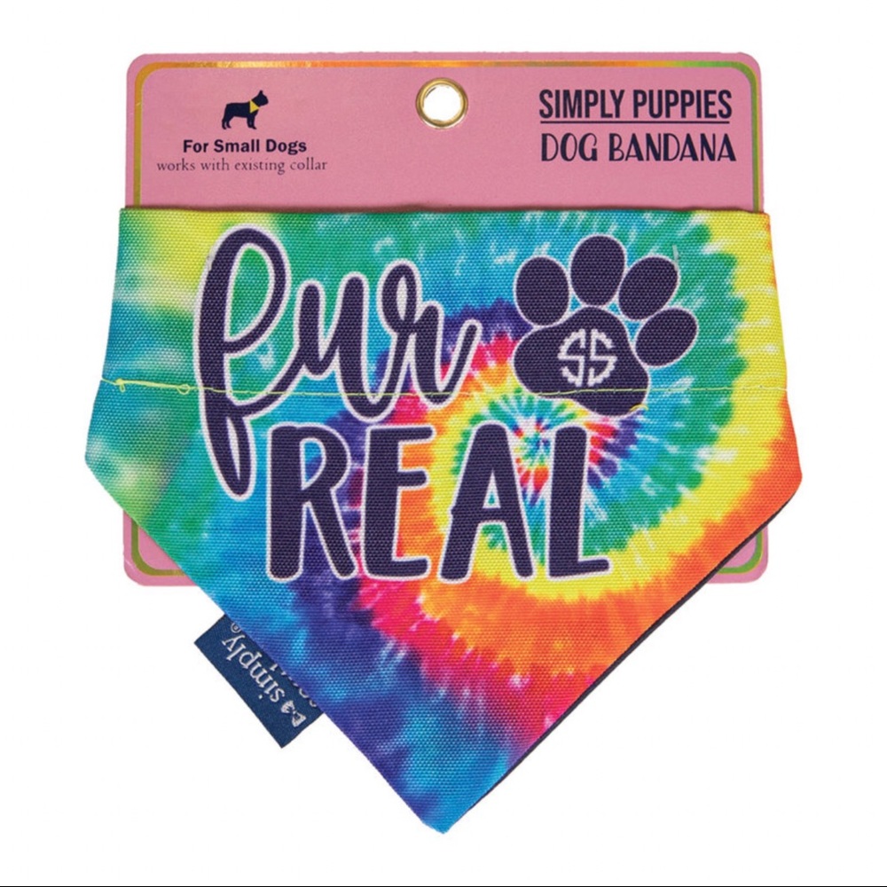 ✨🆕🐶🐾SIMPLY SOUTHERN FUR REAL DOG BANDANA🐾🐶